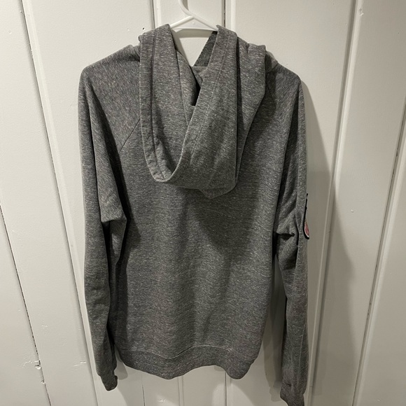 Ebbets Field Flannels Hooded Sweatshirt Grey Medium USA Made Minneapolis Millers - Picture 5 of 7